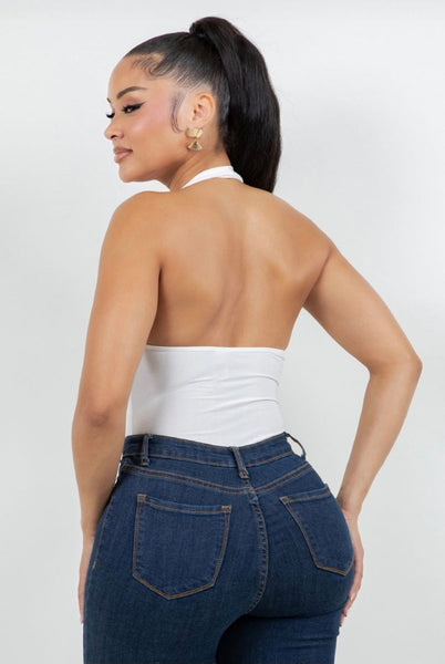 Asymmetric Neck Cut Out Tank Top